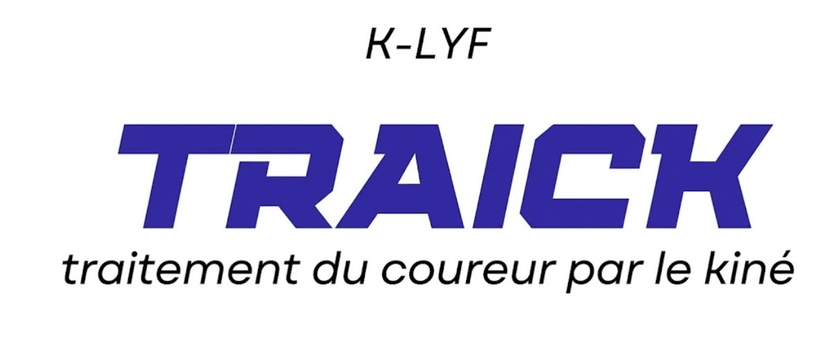 Logo Traick, traitement du coureur par le kiné (K-LYF)